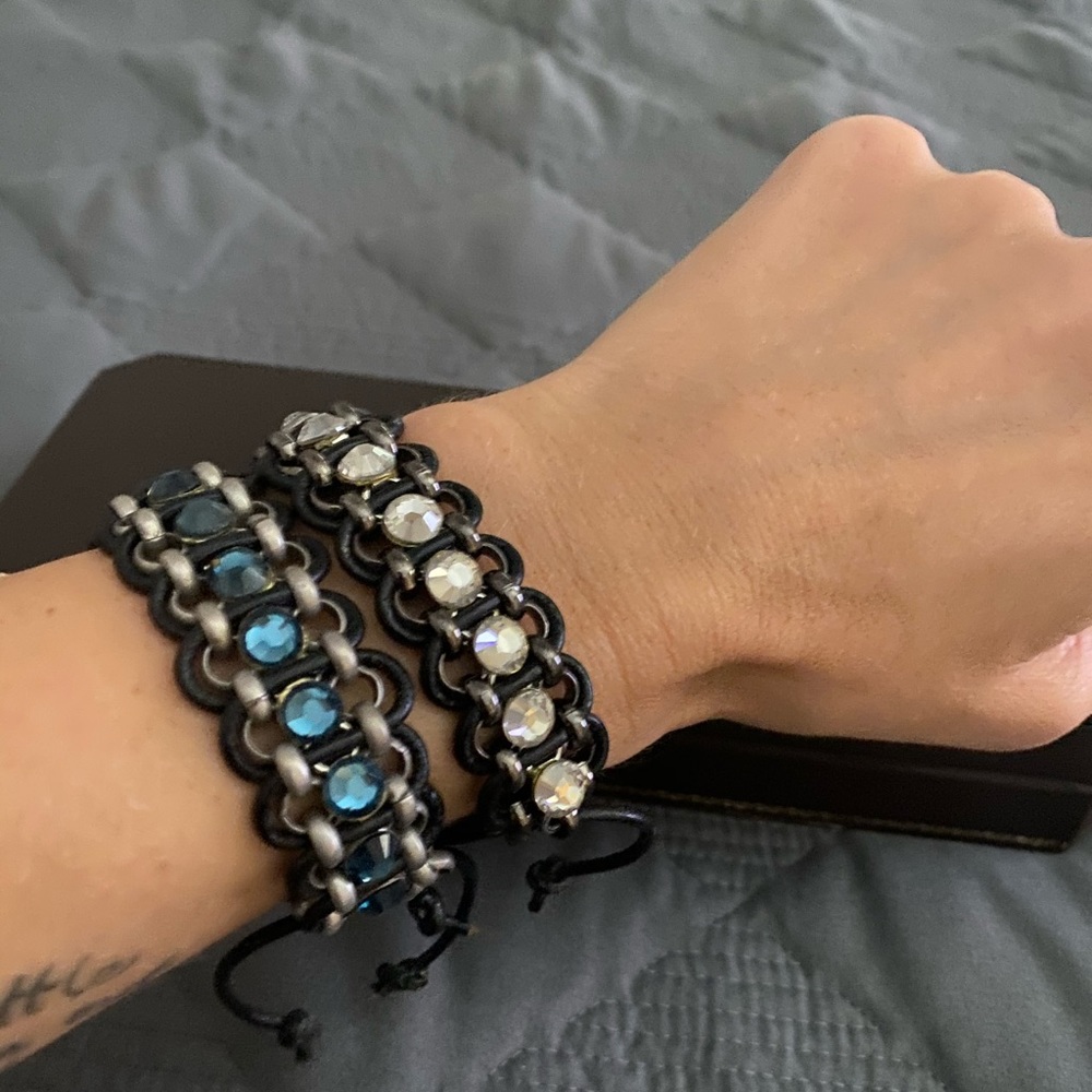 Handmade, local designer bracelet set.  NWOT